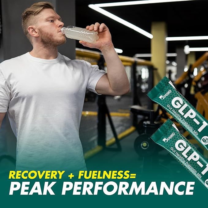 GLP-1 Supplement 6g Fiber - with Chromium & Glucomannan Booster Drink Mix with 45 Servings (6 Weeks Supply) to Reduced Appetite and Cravings & Metabolic Support Formula - Lemonade Flavor-StrideForce Fitness