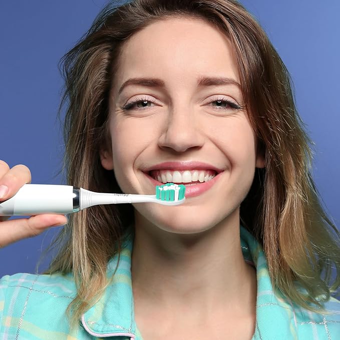 Electric Toothbrush Replacement Heads Compatible with Philips Sonicare ProtectiveClean 2 Series Plaque Control 4100 5100 6100 9024 6064, White, 4 Sonic Brush Head