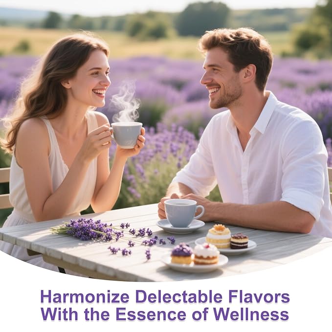 TEARELAE - Lavender Tea, 40 Count - Premium Dried Lavender Flower Tea Bags for Stress Relief - Aromatic Wellness - Non-GMO - Caffeine-Free-StrideForce Fitness