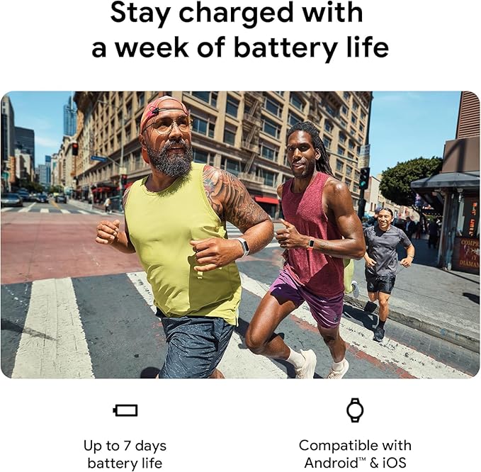 Fitbit Charge 6 Activity Tracker Heart Rate Monitoring 7-Day Battery,