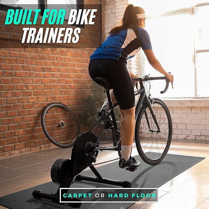 Powr Labs Sweat Proof Exercise Bike Mat