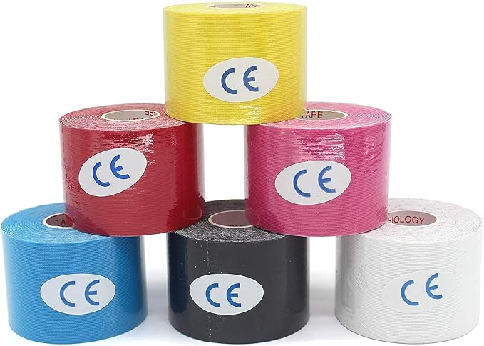 PRIOR FITNESS Premium Lyra Hoop Tape, Aerial Lyra Hoop Anti Skid Tape, 16.4ft/5m Aerial Hoop Lyra Tape Non-Slip Grip Tapes Yoga Rig Tape for Exercises Gymnastics Acrobatics Kinesiology-StrideForce Fitness