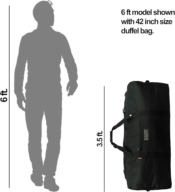 K-Cliffs Heavy Duty Cargo Duffel Large Sport Gear Equipment Travel Bag Rooftop Rack Bag By Praise Start