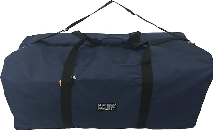Heavy Duty Cargo Duffel Large Sport Gear Drum Set Equipment Hardware Travel Bag Rooftop Rack Bag (24" x 12" x 12", Navy)