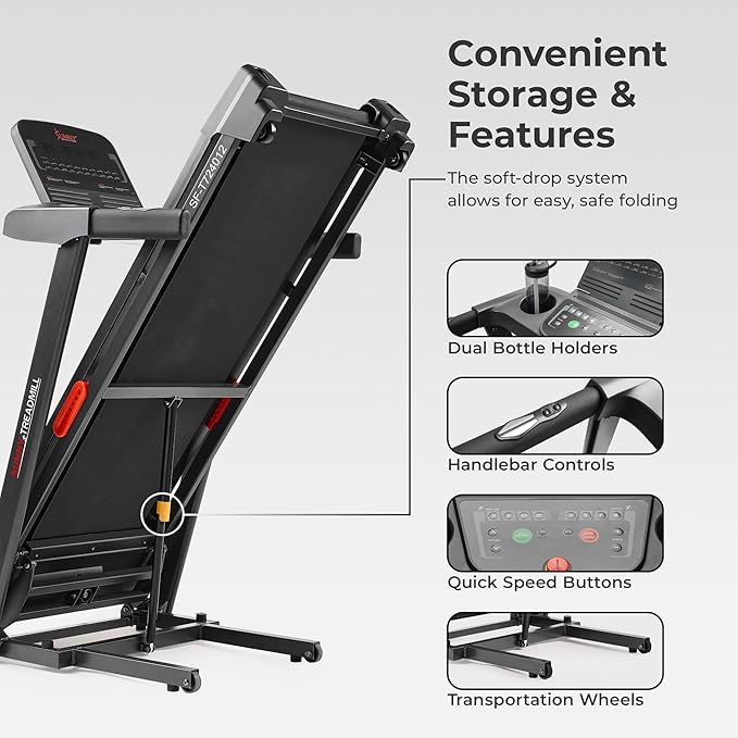 Sunny Health & Fitness Smart Wi-Fi Treadmills-StrideForce Fitness