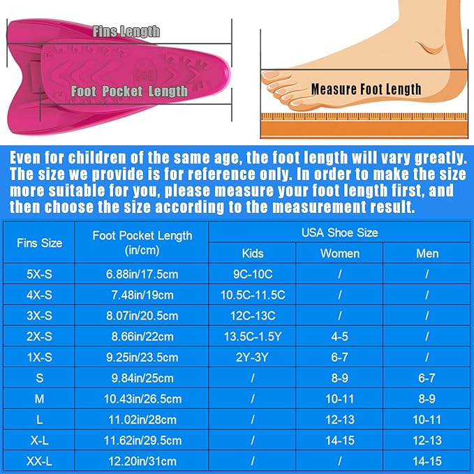 W WSTOO Streamlined Swimming Fins,Training Short Flippers,Silicone Swimming Flippers for Kids Adults Men and Women for Swimming Snorkeling and Diving-StrideForce Fitness