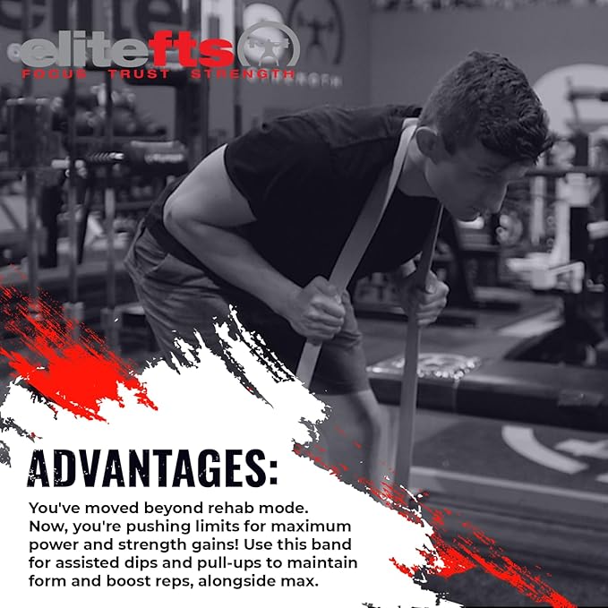 EliteFTS Pro Resistance Band - Boost Core Stability and Flexibility with This Portable, Joint-Friendly Tool-StrideForce Fitness