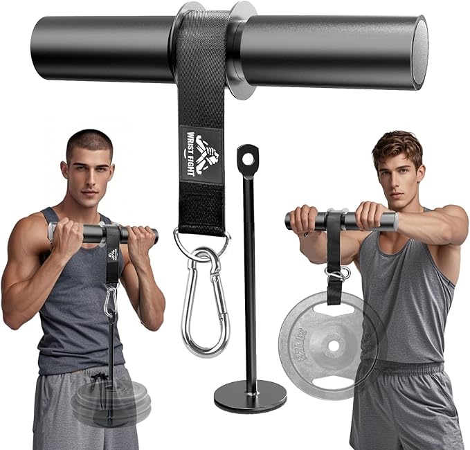 Forearm Strengthener Roller with Loading Pin and Thick Foam Grip β Multi-Functional Wrist Roller & Arm Blaster for Forearm, Wrist, and Grip Strength Training