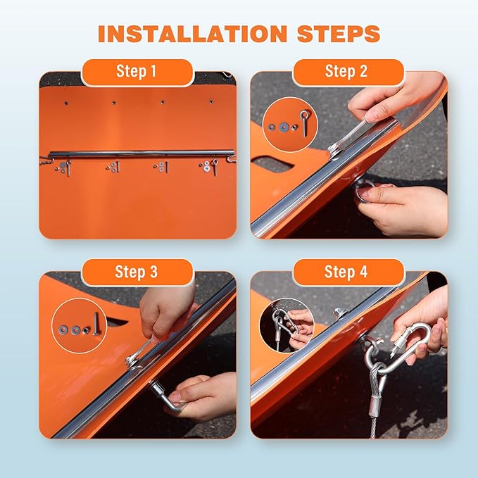 Yard Drag Sled - 48x110” Large Yard Glider Heavy-Duty Multipurpose Drag Mat Home Easy Use for Carrying Stone, Leaves, Log, Boxes-StrideForce Fitness