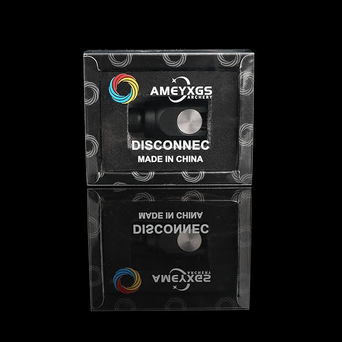 AMEYXGS Archery Bow Stabilizer for Compound Bow, 3K Carbon Fiber 6", 8", 10", 12" 15" Rods, Damping System, Weights Kit, Single Side V-Bar Mount,Quick Disconnect-StrideForce Fitness