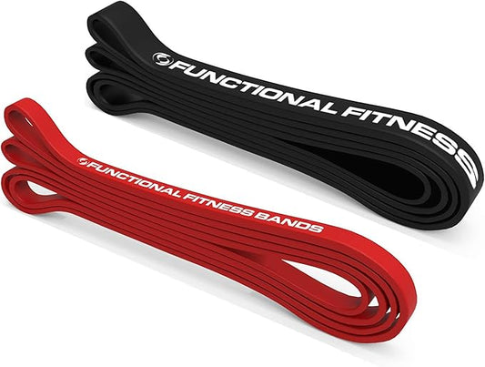 Pull Up Assist Bands Set by Functional Fitness. Heavy Duty Resistance and Assistance Training Band-StrideForce Fitness