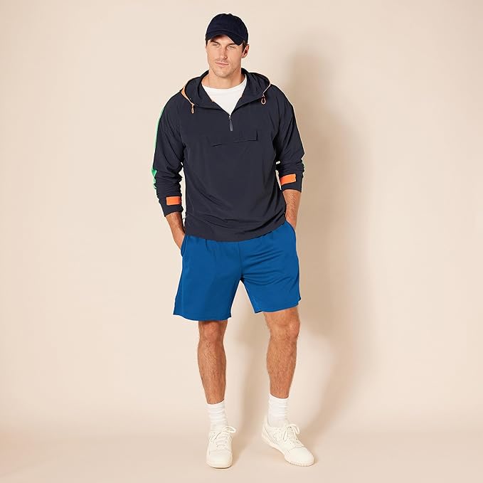 Amazon Essentials Men's Performance Tech Loose-Fit Shorts (Available in Big & Tall), Pack of 2-StrideForce Fitness