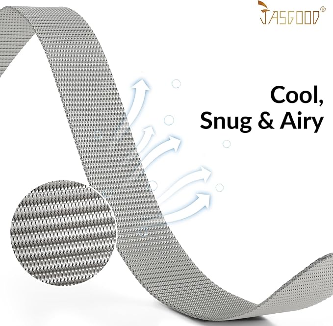 JASGOOD Nylon Canvas Breathable Military Tactical Men Waist Belt With Plastic Buckle-StrideForce Fitness