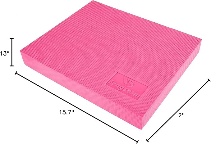 Balance Pad, Non-Slip Foam Mat & Ankles Knee Pad Cushion for Physical Therapy, Rehabilitation, Core Balance and Strength Stability Training, Yoga & Fitness, 15.7 x 13 x 2 Inch-StrideForce Fitness