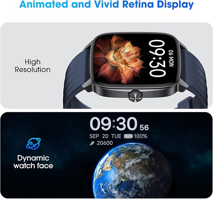 Pedometer Watch No APP/Phone Required, Waterproof Fitness Tracker Watch with Heart Rate Monitor, Large Screen with Pedometer, Sleep Tracking, Calories & Step Counter, Smart Watches for Women Men-StrideForce Fitness