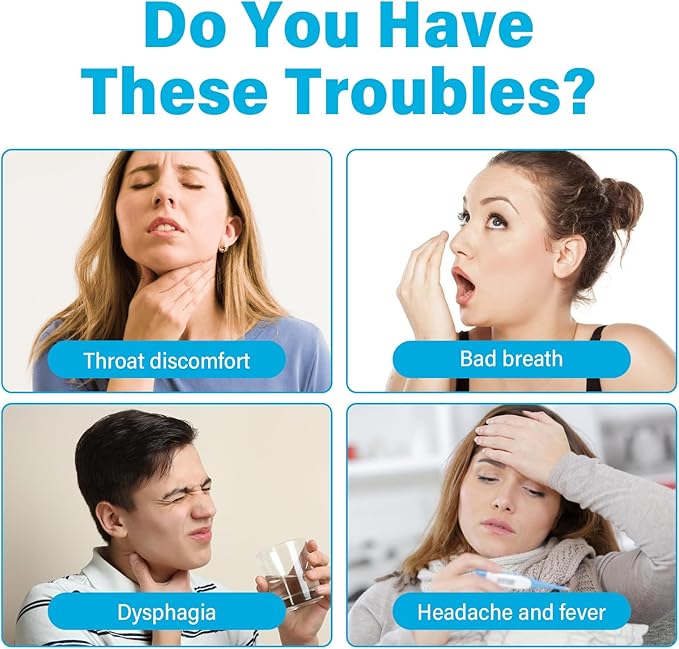 Tonsil Stone Remover Mouthwash - Alcohol-Free Oral Rinse to Soothe Tonsils and Combat Bad Breath, 4 Fl Oz