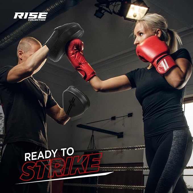 WYOX Curved Boxing Punch Mitts β Boxing Pads Training Set, Punching Mitts for Adults, Kickboxing Pads, Muay Thai Pads, Karate Pads, MMA Training Equipment, Martial Arts Focus Pads-StrideForce Fitness