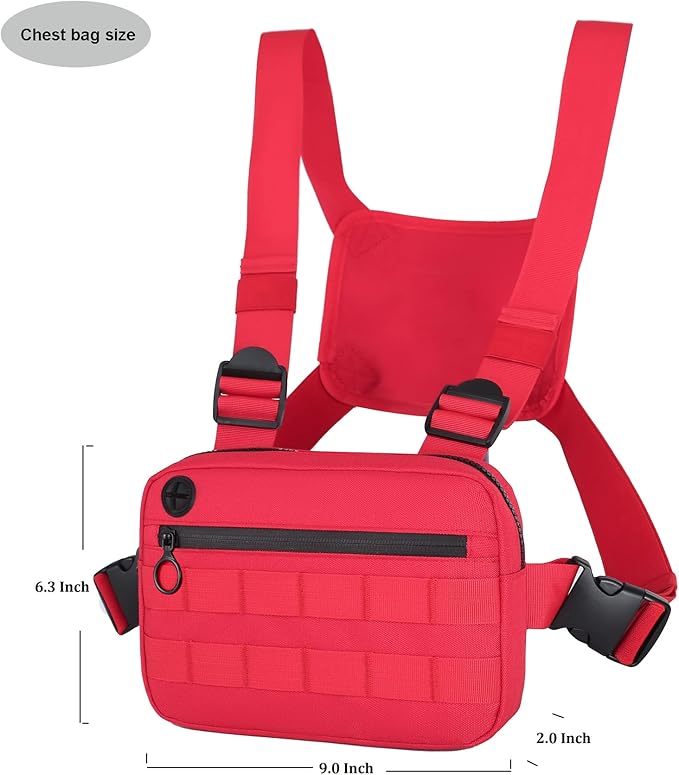 Outdoor Sports Utility Chest Pack,Tactical EDC Chest Bag