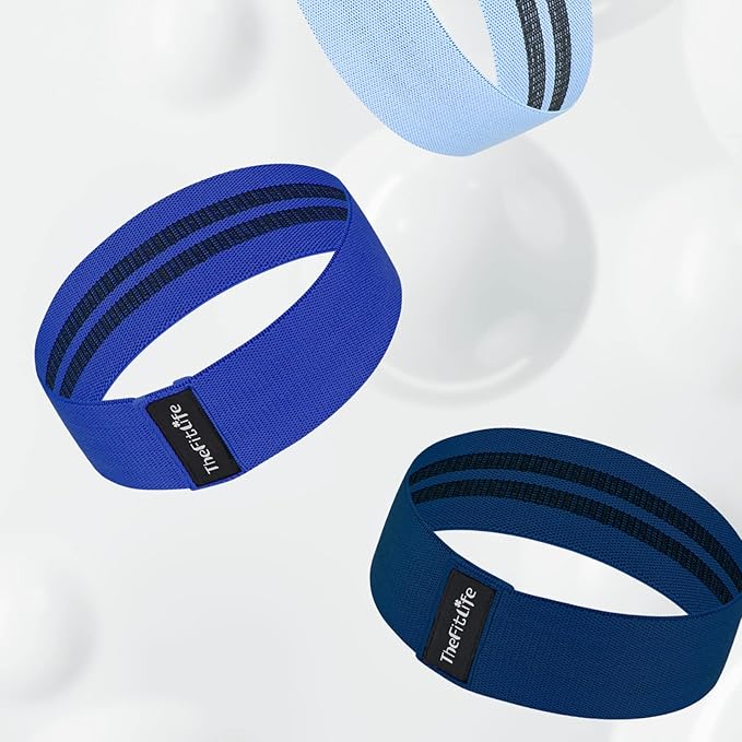 TheFitLife Resistance Exercise Bands for Women - Fabric Workout Bands for Booty, Hip, Glute, Leg, Thigh, Squat, Butt Lift Excersize and Fitness Loop Bands for Home Gym-StrideForce Fitness