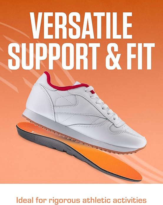 Sof Sole Insoles Men's ATHLETE Performance Full-Length Gel Shoe Insert-StrideForce Fitness