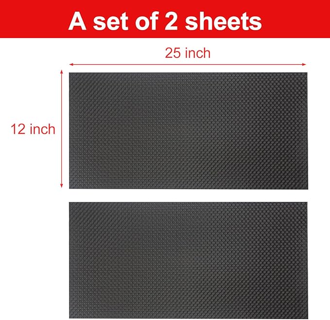Bike Mat Exercise Bike Mat 12" × 25" (2 (2 mats))