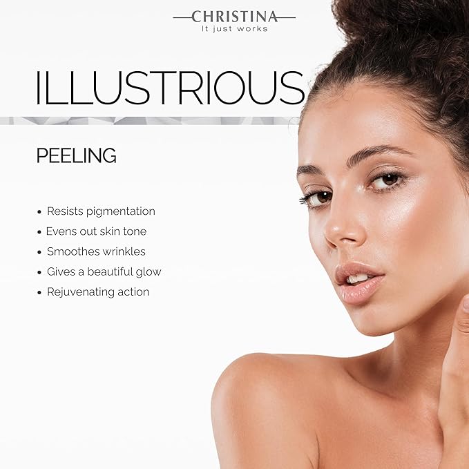 Christina Illustrious Face Peeling Gel | Experience Gentle Exfoliation and Skin Renewal | Formulated with AHA + BHA (Glycolic, Lactic & Salicylic Acids) | For All Skin Types 50ml / 1.7 fl.oz