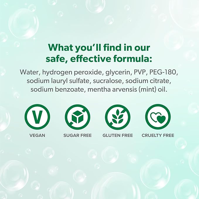 EverSmile FreshDent Denture and Partial Denture Cleaner + Teeth Whitening Spray and Foam– Travel Size Alternative to Cleaning Tablets That Eliminates Bacteria and Fights Bad Breath – 50ml + 10ml (4pk)