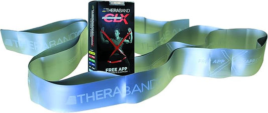 THERABAND CLX Resistance Band with Loops-StrideForce Fitness