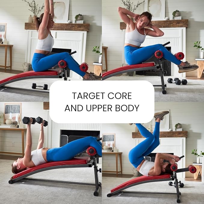 Finer Form Gym-Quality Sit Up Bench with Reverse