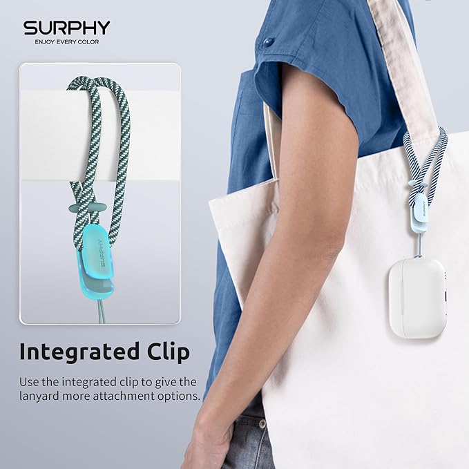 SURPHY 3 Pack Phone Wrist Strap with CellPhone Tether Tab, Cellphone Lanyard, Phone Strap with 2-Color Braided, Wrist Lanyard