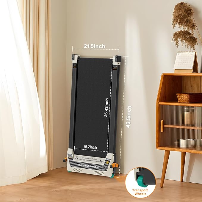 Walking Pad with Incline - Dual-Sided 2 in 1 Under Desk Treadmill with Shiatsu Foot Massager, 330LBs Walking Pad Treadmills for Home and Office, LED Display and Remote Control-StrideForce Fitness