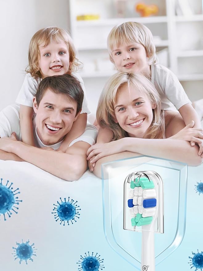 Replacement Brush Heads for Philips Sonicare Toothbrush Handles Toothbrush Heads for Sonicare (Pack of 8)