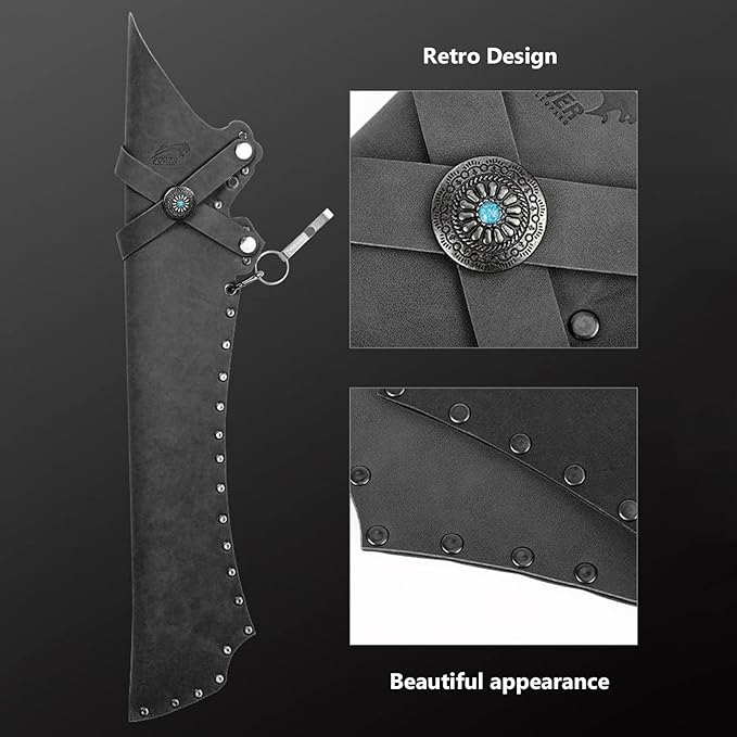 Arrow Quiver Hip Quiver for Arrows Waist Hanged Arrow Holder Adjustable PU Leather Hip Arrows Bag-StrideForce Fitness