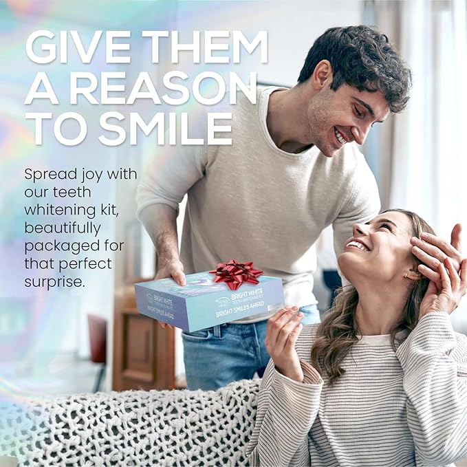 Venus Visage Teeth Whitening Kit with LED Light Device - Includes 3 Carbamide Peroxide Gel Pens, Teeth Whitening Trays & Remineralization Pens - 16 Min Non Sensitive