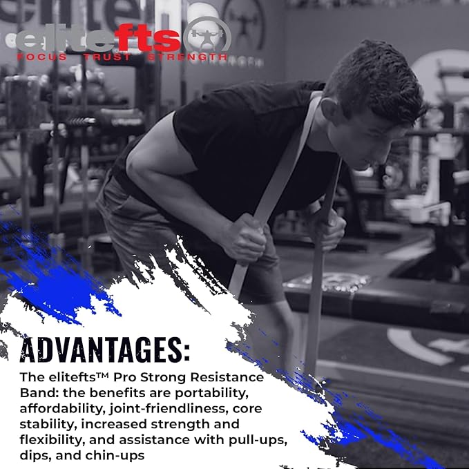 EliteFTS Pro Resistance Band - Boost Core Stability and Flexibility with This Portable, Joint-Friendly Tool-StrideForce Fitness