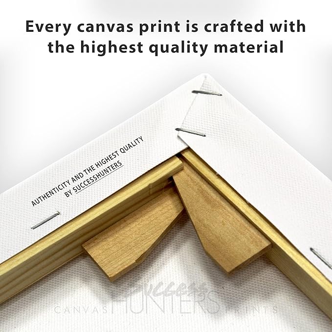 SuccessHunters Luxury Gold Watch Canvas Print Office Wall Decoration Home Decor Modern Art Prints Inspiration Motivation Inspire Entrepreneur Quote Inspirational Motivational House Decal (36" x 24")-StrideForce Fitness