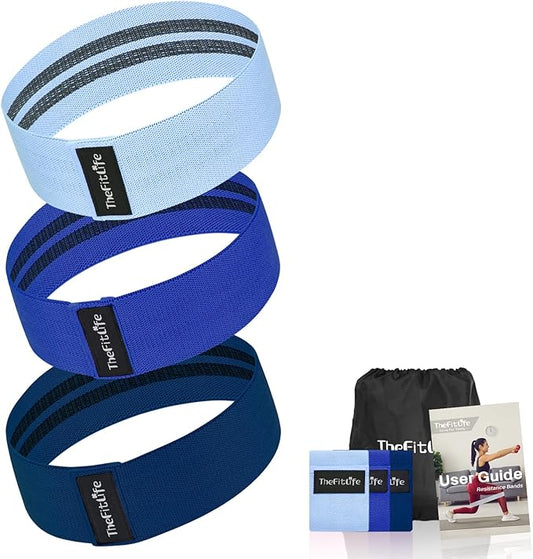 TheFitLife Resistance Exercise Bands for Women - Fabric Workout Bands for Booty, Hip, Glute, Leg, Thigh, Squat, Butt Lift Excersize and Fitness Loop Bands for Home Gym-StrideForce Fitness