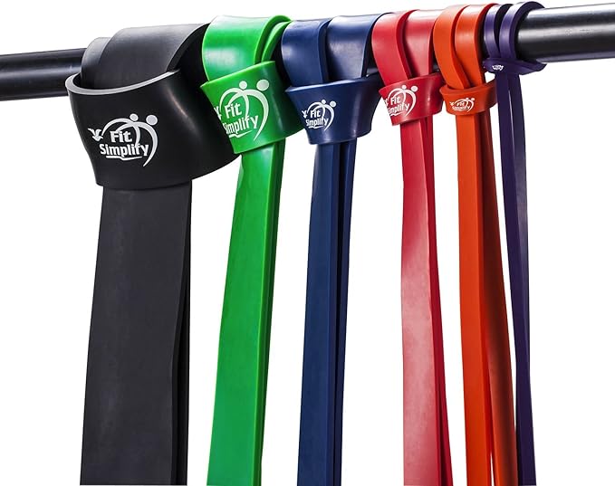 Fit Simplify Pull Up Assist Resistance Bands for Fitness, Physical Therapy, Stretching, Mobility and Exercise-StrideForce Fitness