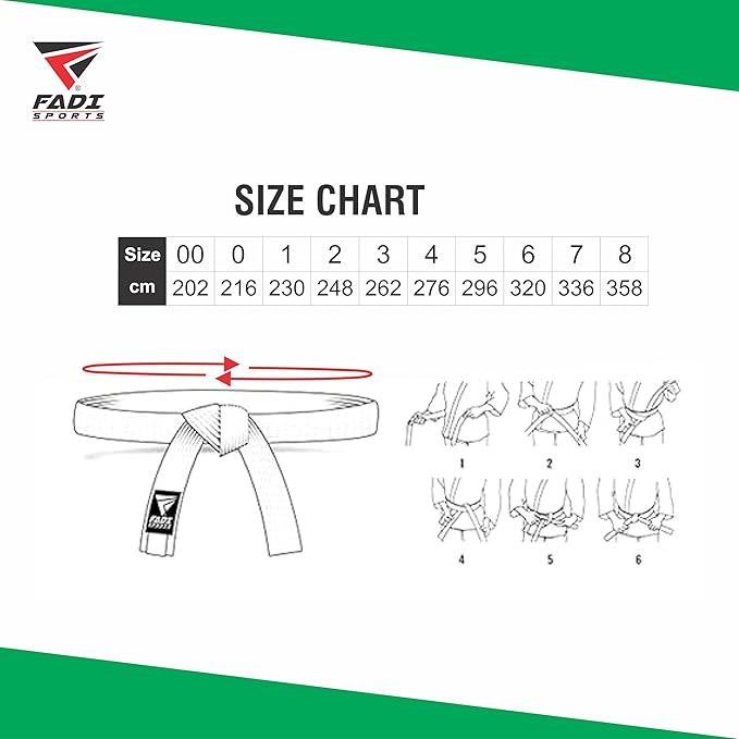 Martial Arts Belt for Karate, Judo, Aikido and Taekwondo - Durable Cotton-Polyester Blend for Adults and Kids-StrideForce Fitness