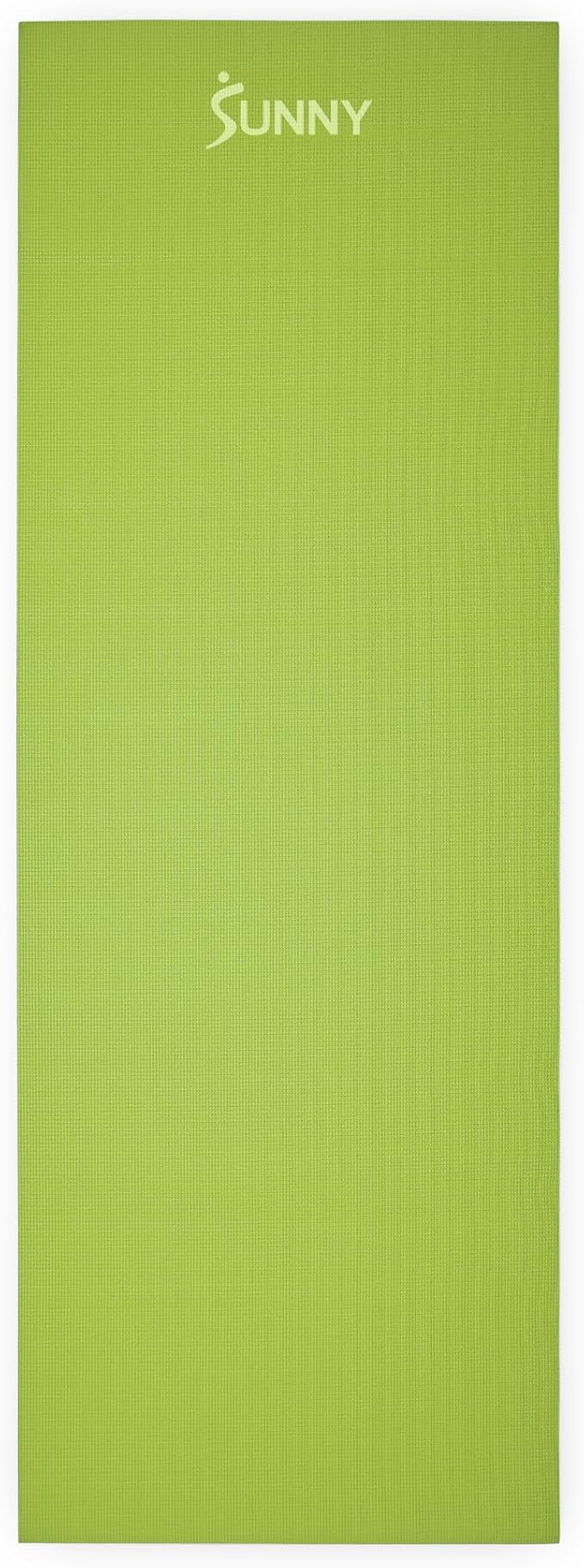 Sunny Health & Fitness Non-Slip Yoga Mat – Durable, Anti-Tear, Lightweight, Cushioned Support for Yoga, Pilates, Stretching Exercises, Meditation and Floor Workouts | Multiple Sizes & Colors-StrideForce Fitness