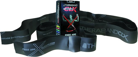 THERABAND CLX Resistance Band with Loops-StrideForce Fitness