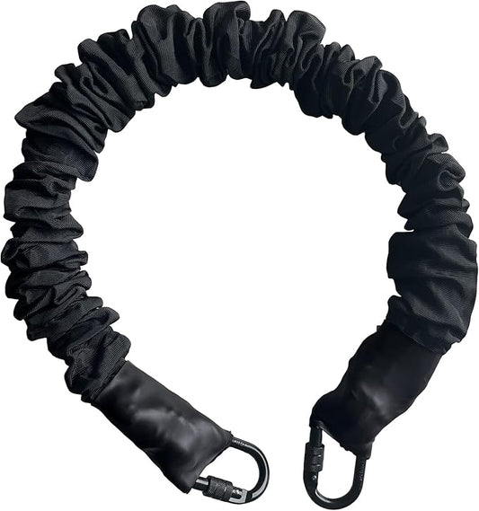 PRIOR FITNESS Premium Bungee Cord, Heavy Duty Bungee Fitness Cord,110-176Pounds Resistance Cord Elastic Rope Suspension Workout Fitness Bands for Exercise at Home Gym Include ONLY 1* Extra Bungee Cord-StrideForce Fitness