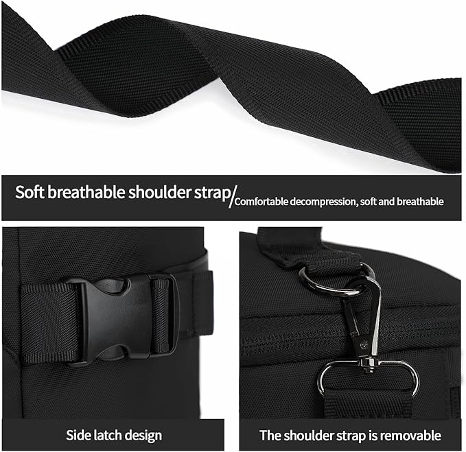 Kalesi Gym Duffle Bag Backpack 4-Way Waterproof with Shoes Compartment for travel Sport Hiking laptop-StrideForce Fitness