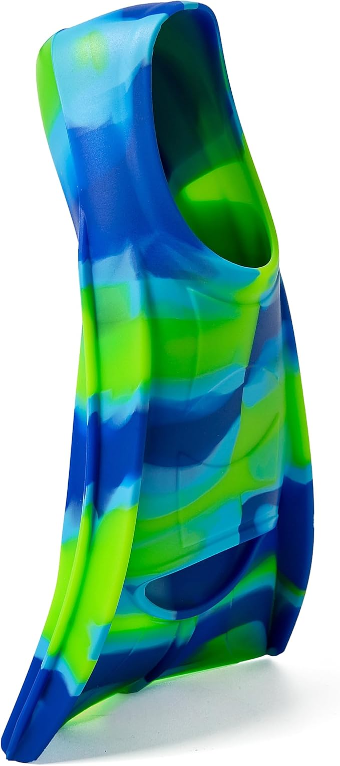 Kids Swim Fins,Short Comfortable Flippers for Lap Swimming and Training for Child,Girls,Boys,Beginners-StrideForce Fitness