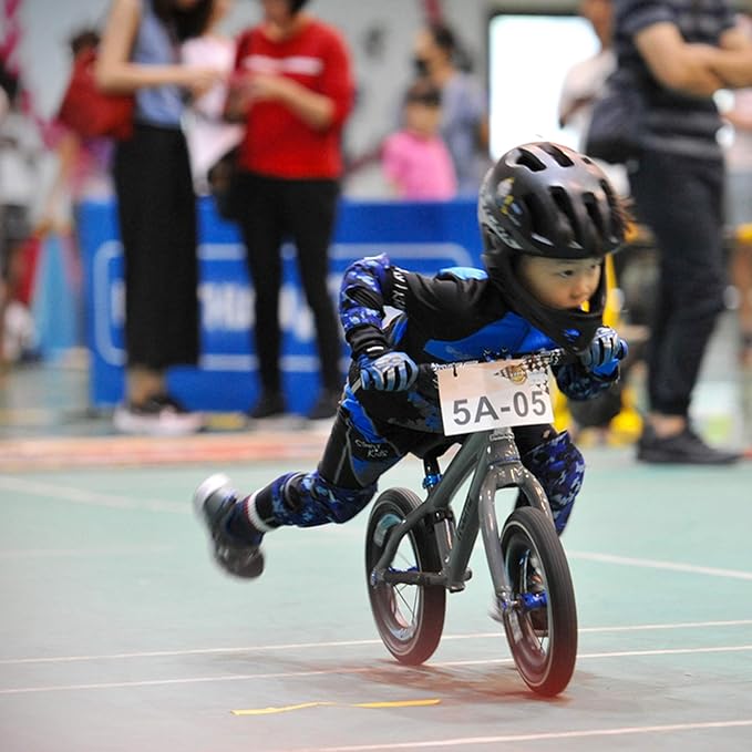 Soft-Style Kids Knee and Elbow Pads with Bike Gloves, Flexible Impact-Resistant Gear for Ages 2-11, Designed for Balance Bikes, Roller-Skating, and Skateboarding-StrideForce Fitness