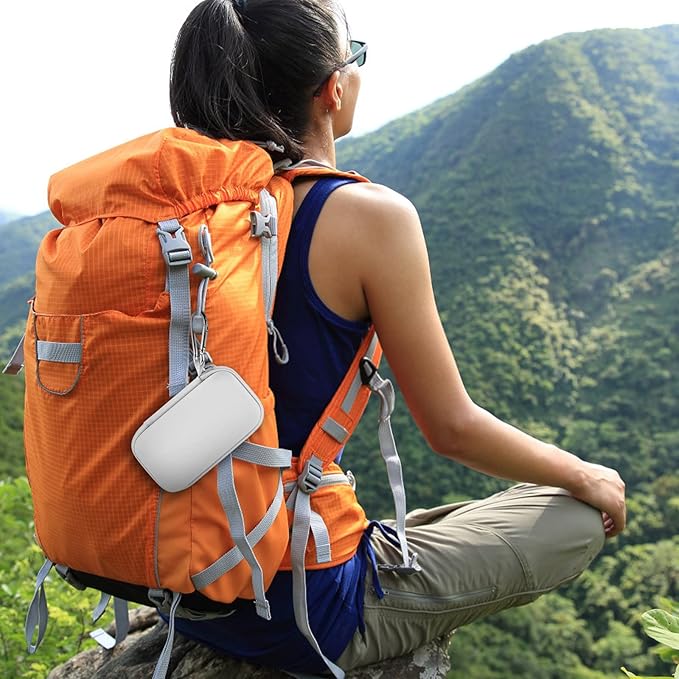 MP3 & MP4 Player Case for SOULCKER/G.G.Martinsen/Grtdhx/iPod Nano/Sandisk Music Player/Sony NW-A45 and Other Music Players with Bluetooth. Fit for Earbuds, USB Cable, Memory Card - White-StrideForce Fitness