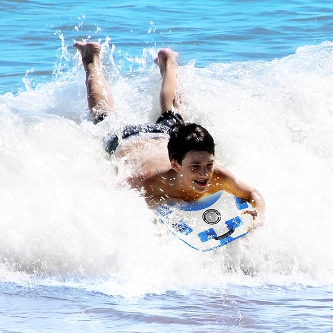 Freein Body Board Inflatable, Surfboards BodyBoards for Beach River, Foldable Design for Easy Storage and Transport Anywhere-StrideForce Fitness