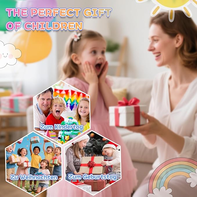 JGM Beaded Jump Rope for Kids – Adjustable Toddler Skipping Rope with Cartoon WOODEN Handle for Outdoor Activity Party Favors School Games 7.7 Feet-StrideForce Fitness