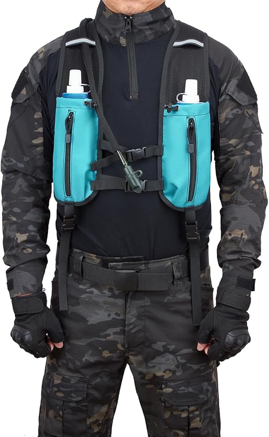 ATBP Running Hydration Vest Pack Tactical 3L Water Bladder Backpack Bag for Cycling Marathon Hiking Daypack Men & Women-StrideForce Fitness