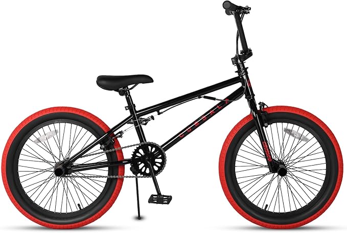 Freestyle BMX Bike, 18 20 Inch Kids Bicycle for 5-13 Years Old Kids and Beginner Level Rider, Multiple Colors-StrideForce Fitness